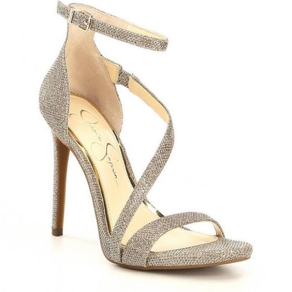 Jessica Simpson Shoes - Gold Jessica Simpson Heels Size 10 Heels